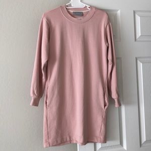 Everlane the classic french terry crew neck dress